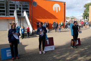 Bilder der Siegerehrungen des 14. Greifswalder Citylauf 2021